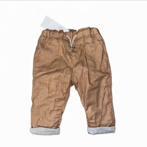 NWT H&M Baby Boy Tan Casual Pants